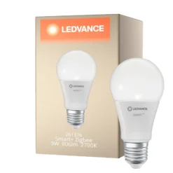 Ledvance Smart+ Zigbee E27 A60 9W 806lm - 827 Extra Varm Vit | Dimbar - Ersättare 60W