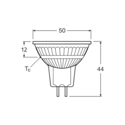 Ledvance Superior LED Spot Reflektor GU5.3 MR16 3.6W 230lm 36D - 930 Varm Vit | Bästa färgåtergivning - Dimbar - Ersättare 20W