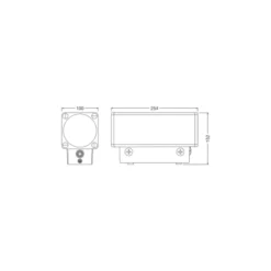 Ledvance Vägglampa Urban Vario Aluminium Grå Up & Down 27W 2700lm - 830-840 CCT | IP65 - Dali Dimbar