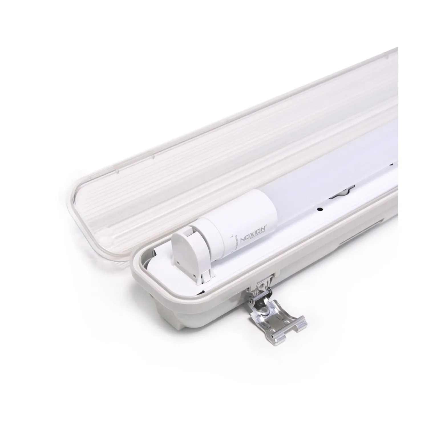 Noxion LED Allmänbruksarmatur Vattentät ArmaturPoseidon V2.0incl. 1x Noxion LED Rör T8 Standard Output 15W 1800lm - 865 Dagsljus | 120cm