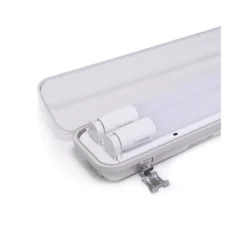 Noxion LED Allmänbruksarmatur Vattentät ArmaturPoseidon V2.0incl. 2x Noxion LED Rör T8 Standard Output 15W 2x1800lm - 840 Kallvit | 120cm