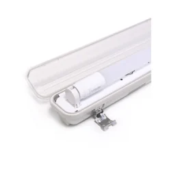 Noxion LED Allmänbruksarmatur Vattentät ArmaturPoseidon V2.0incl. 1x Noxion LED Rör T8 Standard Output 19W 2300lm - 830 Varm Vit | 150cm