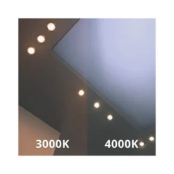 Noxion LED Downlight Apollo 9W 1100lm 60D - 840 Kallvit | 145mm - Utskärning 120mm - UGR <19