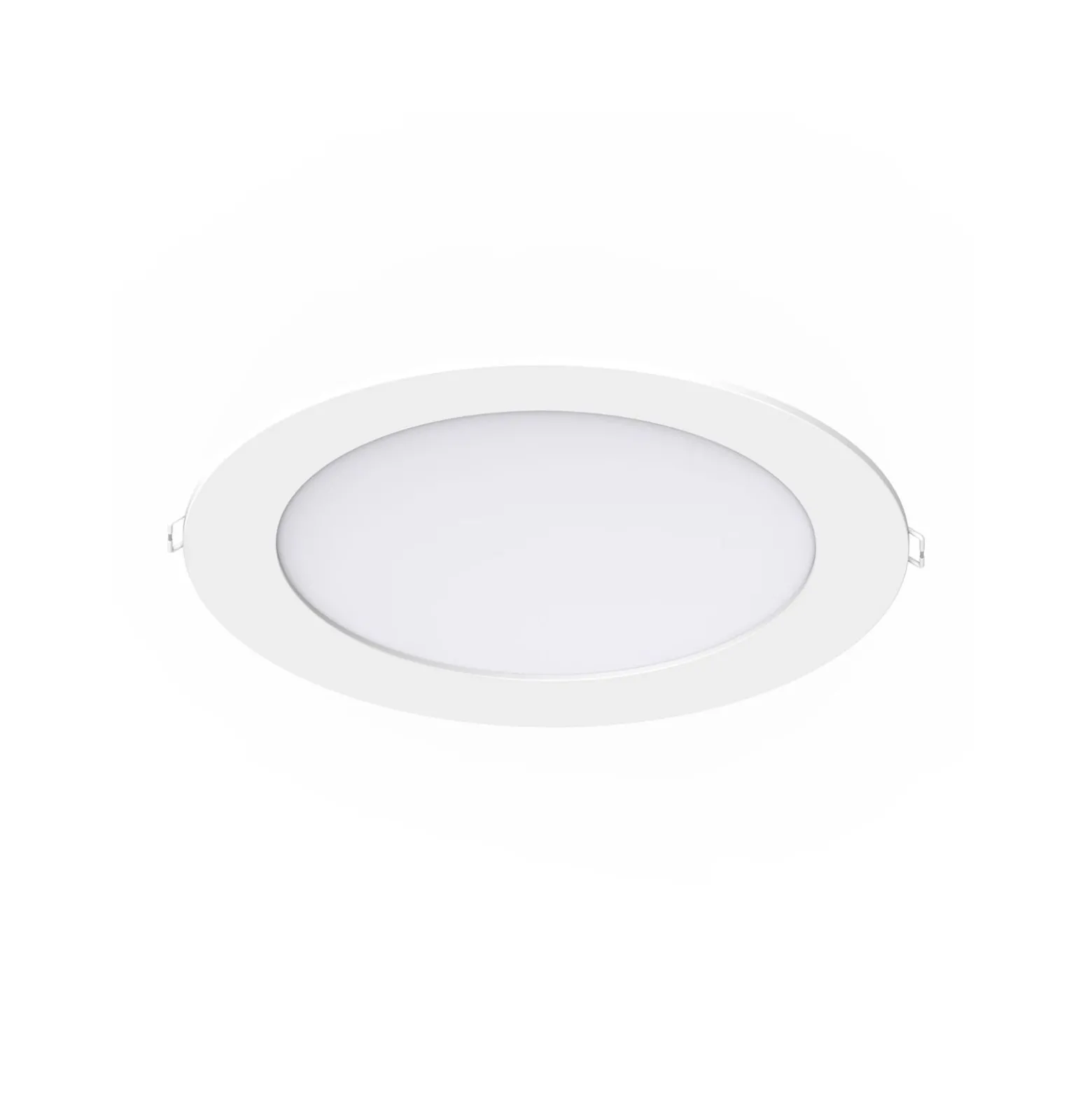 Noxion LED Downlight Slim V2.0 20W 2000lm 120D - 830 Varm Vit | 225mm - Utskärning 200mm - IP44 - Dali Dimbar