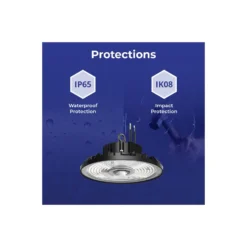 Noxion LED Highbay Ecowhite V2.0 100W 16000lm 120D - 840 Kallvit | IP65 - 1-10V Dimbar