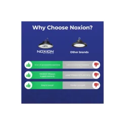 Noxion LED Highbay Ecowhite V2.0 100W 16000lm 120D - 840 Kallvit | IP65 - 1-10V Dimbar