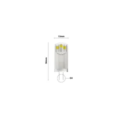 Noxion LED Kapsel G4 1.8W 180lm - 830 Varm Vit| Ersättare 20W