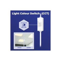 Noxion LED Panel Delta Value V5 28W 3920lm - 830-840 CCT | 60x60cm - Backlit - TRIAC Dimbar