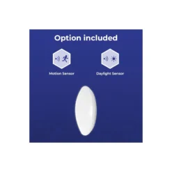 Noxion LED Plafond Corido V2 Vit 16W 1600lm 830-840-865 CCT | IP44 - Rörelse- och Ljussensor
