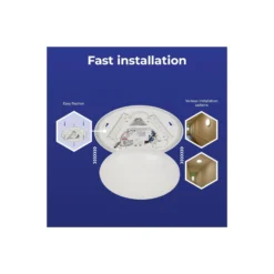 Noxion LED Plafond Corido V2 Vit 12W 1200lm 830-840-865 CCT | IP44