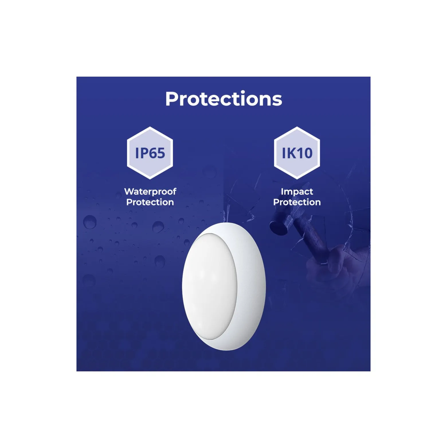 Noxion LED Plafond Pro V2 12/16/20W 2400lm - 830-840-865 CCT | 325mm - IP65 + Ring Vit
