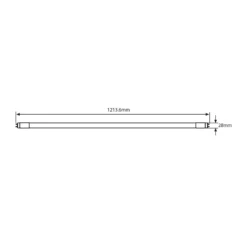 Noxion LED Rör T8 Avant (EM/Mains) Standard Output 15W 1800lm - 865 Dagsljus | 120cm - Ersättare 36W