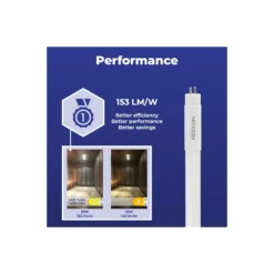Noxion LED Rör T5 Avant Extreme (HF) High Efficiency 19W 2900lm - 840 Kallvit | 145cm - Ersättare 35W
