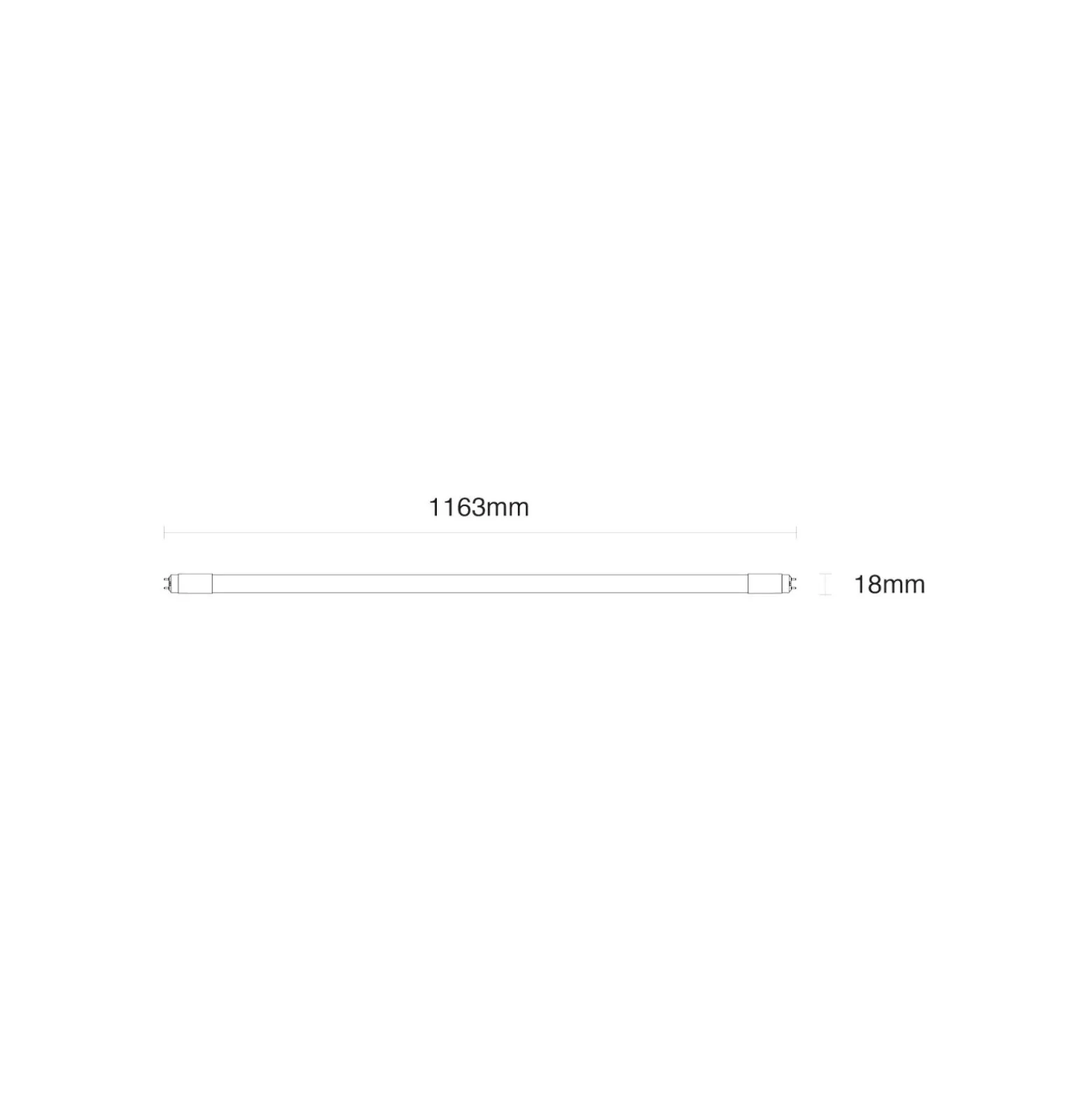 Noxion LED Rör T5 Avant Extreme (Mains AC) High Output 26W 3900lm - 840 Kallvit | 115cm - Ersättare 54W