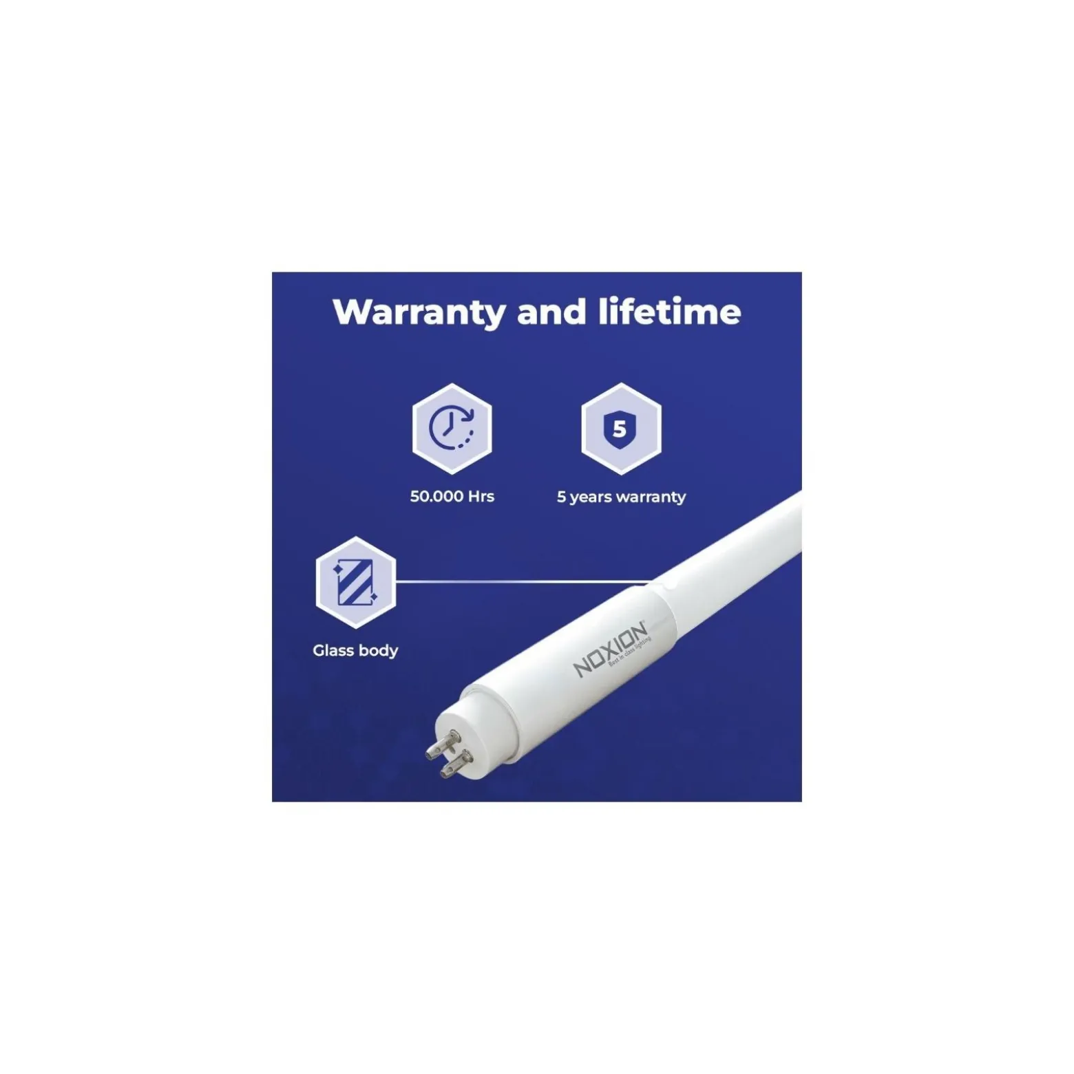 Noxion LED Rör T5 Avant Extreme (Mains AC) High Output 26W 3900lm - 840 Kallvit | 115cm - Ersättare 54W