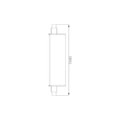 Noxion LED R7s 118mm Klar 15W 2000lm - 827 Extra Varm Vit | Dimbar - Ersättare 125W