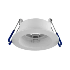 Noxion LED Spot Ares Djup ring Vit - med Inre Ring Svart | Utskärning 68mm - incl. GU10 Fitting