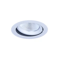 Noxion LED Spot Forza V2 Aluminium Vit 28W 3300lm 36D - 930-940-957 CCT | 160mm - Utskärning 145mm - Bästa Färgåtergivning