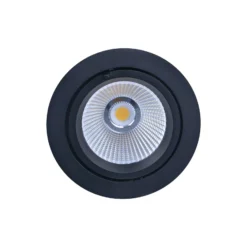Noxion LED Spot Forza V2 Aluminium Svart 32W 3700lm 36D - 930-940-957 CCT | 160mm - Utskärning 145mm - Bästa Färgåtergivning