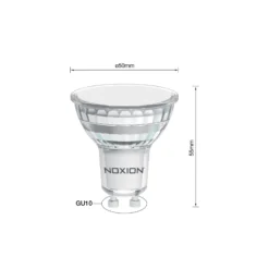 Noxion LED Spot GU10 PAR16 5.5W 620lm 120D - 840 Kallvit | Ersättare 50W