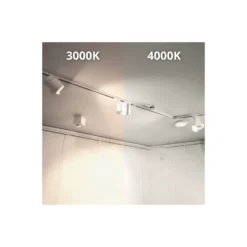 Noxion LED Spårbelysning 3-fas Spot Stella Grå 35W 3200lm 36D - 940 Kallvit | Bästa färgåtergivning