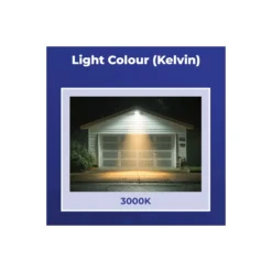 Noxion LED Strålkastare Beamy Aluminium Svart 20W 2200lm 100D - 830 Varm Vit | IP65 - Symmetrisk