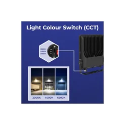 Noxion LED Strålkastare ProBeam V2.0 170W 23800lm 60D - 830-840-865 CCT | IP66 - Symmetrisk