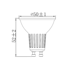 Noxion PerfectColor LED Spot GU10 PAR16 4W 345lm 60D - 930 Varm Vit | Bästa färgåtergivning - Dimbar - Ersättare 50W