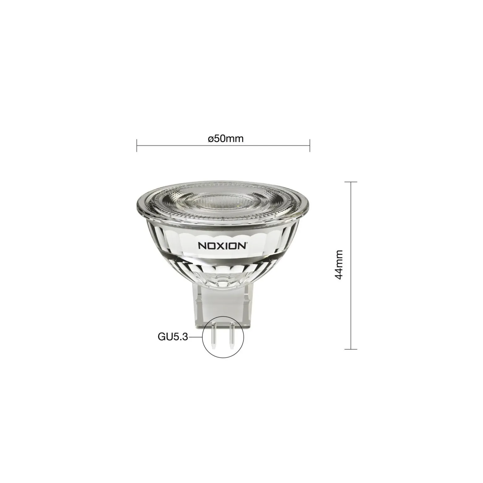 Noxion PerfectColor LED Spot GU5.3 MR16 7.5W 621lm 60D - 927 Extra Varm Vit | Bästa Färgåtergivning - Dimbar - Ersättare 50W