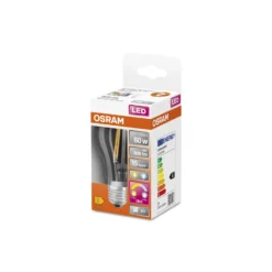 Osram Classic LED E27 Päron Filament Klar Relax and Active 7W 806lm - 827 Extra Varm Vit | Ersättare 60W