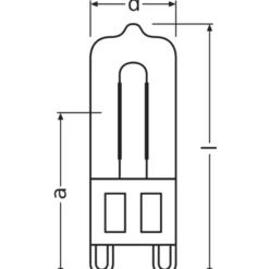 Osram Halogen G9 HaloPin Pro 35W