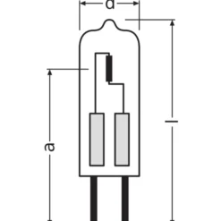 Osram 64427 Halostar Starlite 2000 GY6.35 20W 12V 928 | Extra Varm Vit - Bästa färgåtergivning