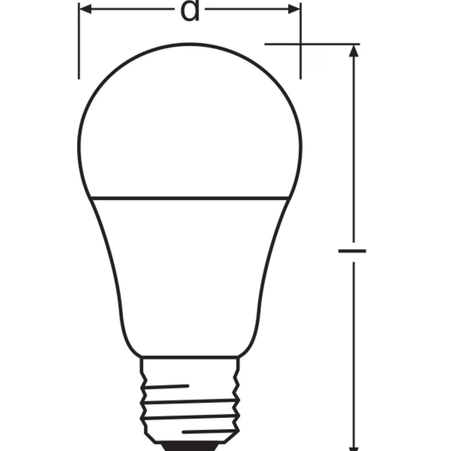 Osram LED Star Classic E27 Päron Matt 9W 940lm - 827 Extra Varm Vit | Ersättare 75W