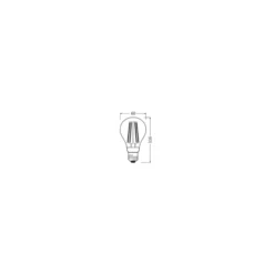 Osram Led Star Classic LED E27 Päron Filament Klar 7.3W 806lm - 827 Extra Varm Vit | Rörelsesensor