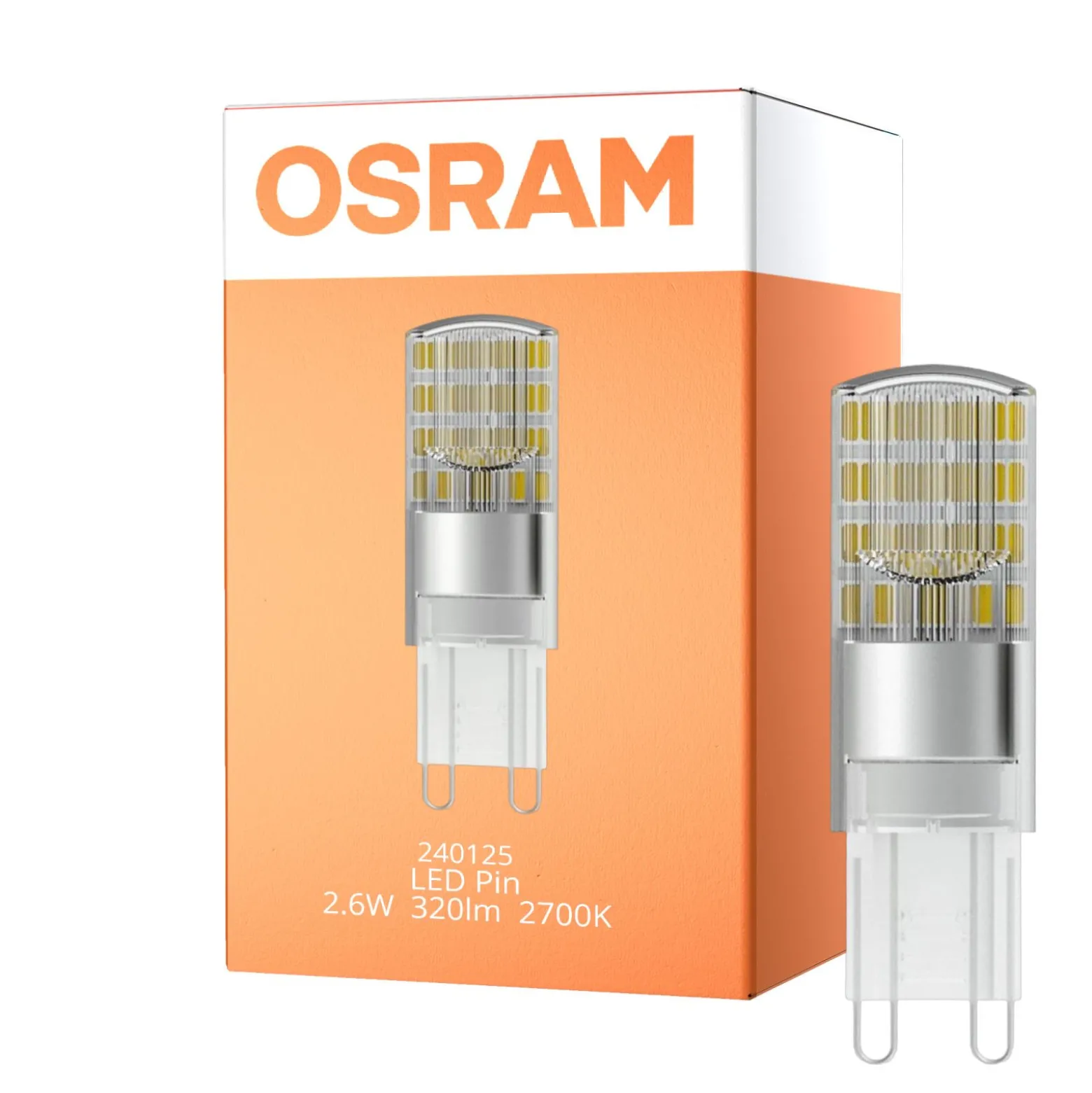 Osram Parathom LED Pin G9 2.6W 320lm - 827 Extra Varm Vit | Ersättare 30W