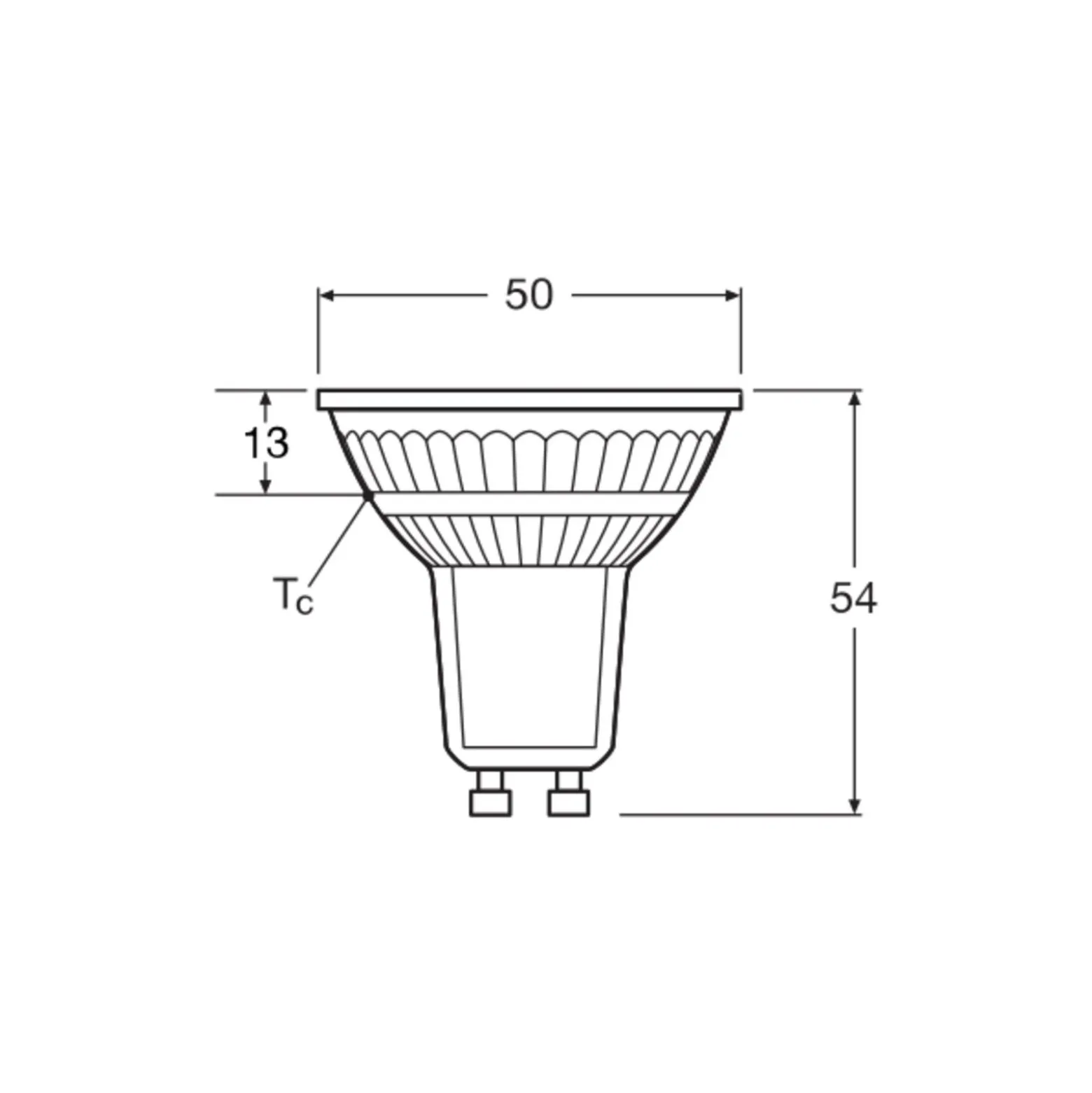 Osram Parathom LED Spot GU10 PAR16 4.5W 350lm 36D - 827 Extra Varm Vit | 3 Step Dim - Ersättare 35W