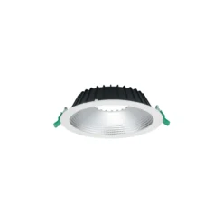 Sylvania LED Downlight Insaver Slim Aluminium Vit 2350lm 70D - 830 Varm Vit | Utskärning 225mm - IP44