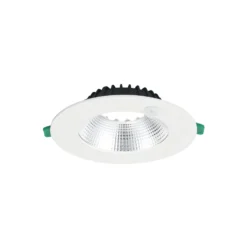Sylvania LED Downlight Insaver Slim Aluminium Vit 13W 1200lm 70D - 840 Kallvit | Utskärning 175mm - IP44 - UGR <19 - Rörelsesensor