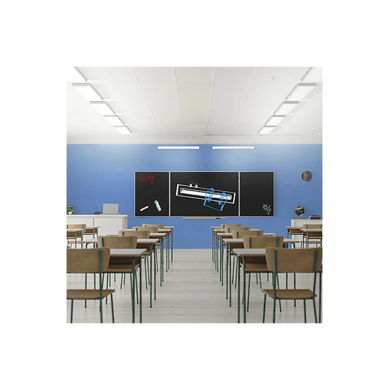 THORNeco LED Panel Roxy 32W 4004lm - 840 Kallvit | 120x30cm - UGR <19 - Dimbar