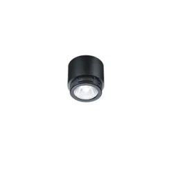 THORNeco LED Spot LILY Svart 9W 900lm 24D - 930 Varm Vit | 82mm - Utskärning 68mm - IP44 - Bästa färgåtergivning - Dimbar